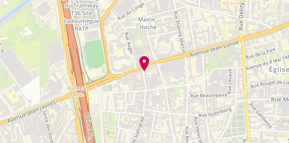 Plan de Délicieux Montmartre, 82 Rue Charles Nodier, 93500 Pantin