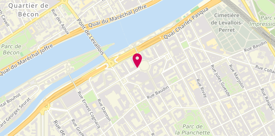 Plan de Coté Seine, 5 place Georges Pompidou, 92300 Levallois-Perret
