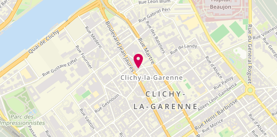 Plan de Crêperie du Landy, 3 Rue du Landy, 92110 Clichy