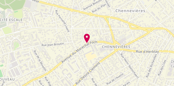 Plan de Crepes Avenues, 191 Bis avenue du Maréchal Foch, 78700 Conflans-Sainte-Honorine