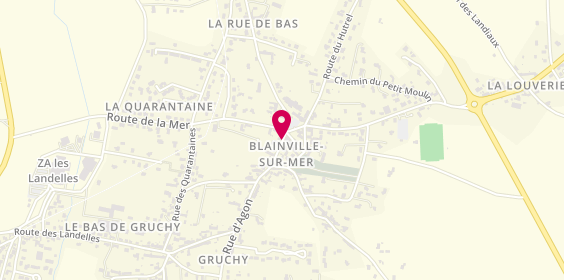 Plan de Les Blainvillais, 2 Bis Rue d'Agon, 50560 Blainville-sur-Mer