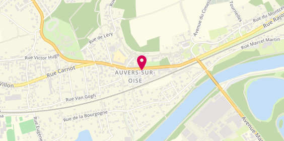 Plan de L'Atelier Gourmand, 11 Rue du Général de Gaulle, 95430 Auvers-sur-Oise