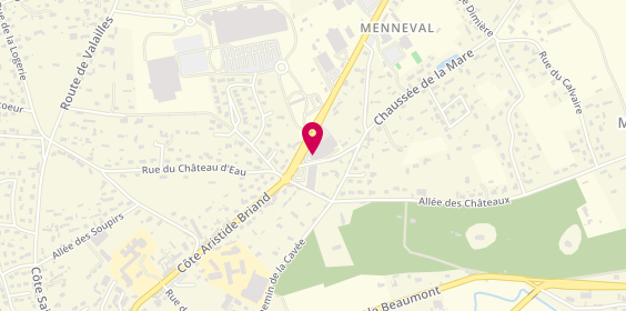 Plan de La Crêpe Dans le Bec, Route de Rouen, 27300 Menneval