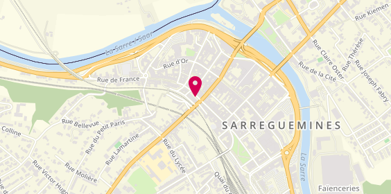 Plan de La Creperie SARL, 3 Rue Saint Nicolas, 57200 Sarreguemines