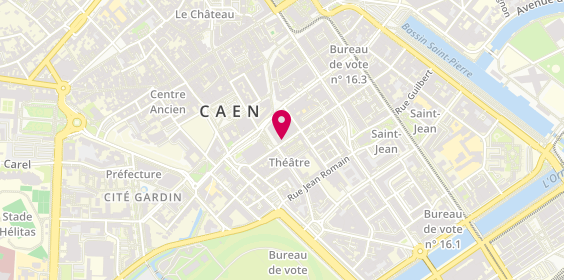 Plan de O Ptit Chef, 36 Rue de l'Oratoire, 14000 Caen