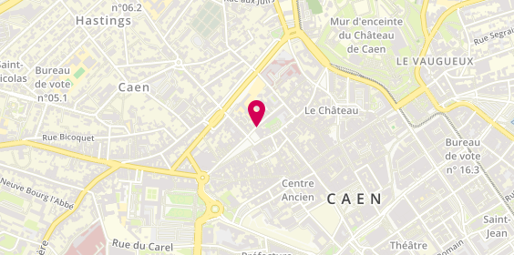 Plan de Les Pavés de Caen, 6 place Saint-Sauveur, 14000 Caen