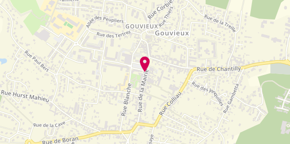 Plan de Café de la Mairie, 45 Rue de la Mairie, 60270 Gouvieux