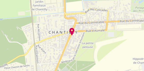Plan de Crêperie d'Aumale, 9 avenue du Maréchal Joffre, 60500 Chantilly