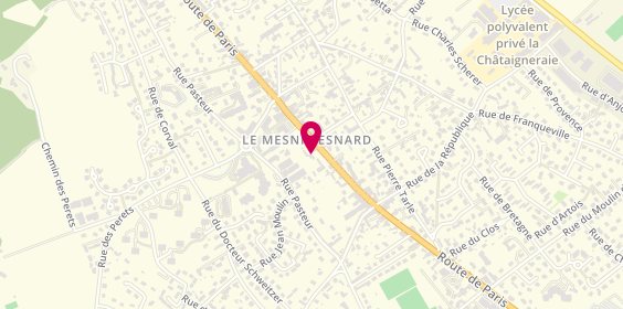 Plan de Les Jardins des Menhirs, 93 Route de Paris, 76240 Le Mesnil-Esnard