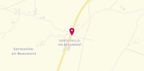 Plan de Le Berlingot, Le Ham. Costard, 50270 Sortosville-en-Beaumont