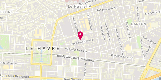 Plan de Chez Marion, 41 Rue Lord Kitchener, 76600 Le Havre