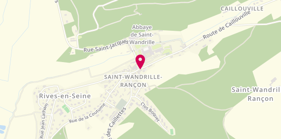 Plan de Creperie de la Caillouville, 5 place de l'Église, 76490 Rives-en-Seine