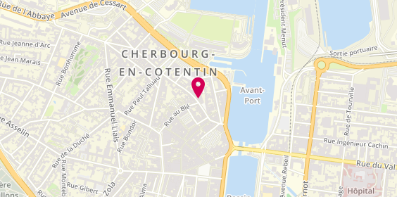 Plan de Au Saint Mickael, 51 Rue Tour Carrée, 50100 Cherbourg-en-Cotentin