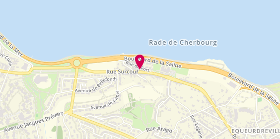 Plan de Crêperie de la Mer, 50 Rue Surcouf, 50120 Cherbourg-en-Cotentin