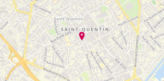 Plan de La Remise de Tantine, 3 Rue Voltaire, 02100 Saint-Quentin