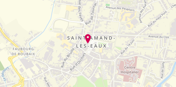 Plan de Chez Suzanne, 41 Grand'place, 59230 Saint-Amand-les-Eaux